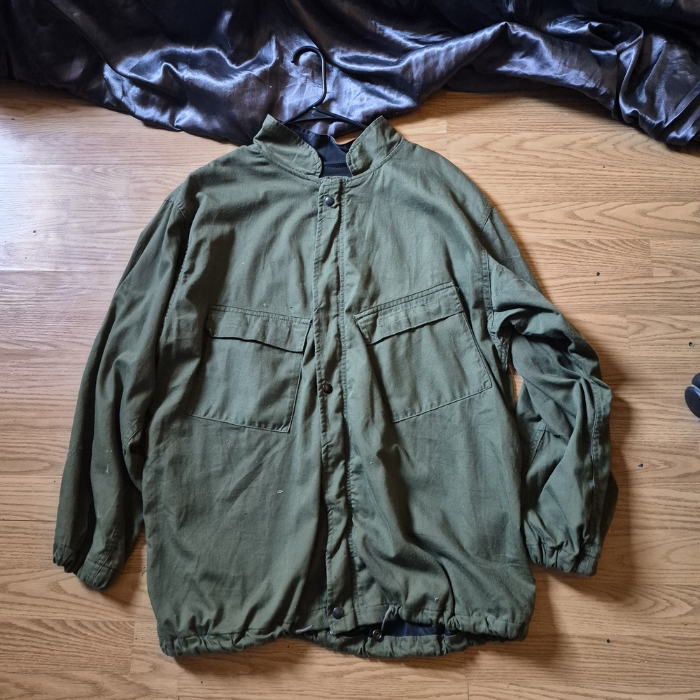 Olive Green Military Men's Jacket
